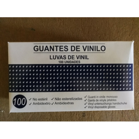 GUANTE-VINILO-S Protección - Prevención GUANTES Transparente