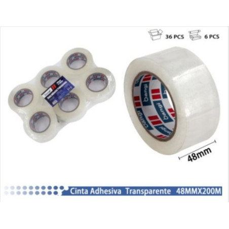 CINTR200 Papelería BANGI Transparente