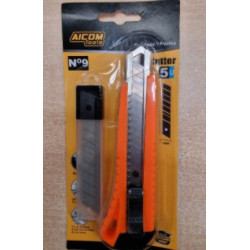 CUTTER-5P Papelería AICOM Naranja