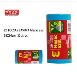 BOBAAZ55X60 Hogar Manipulados Escriba AZUL