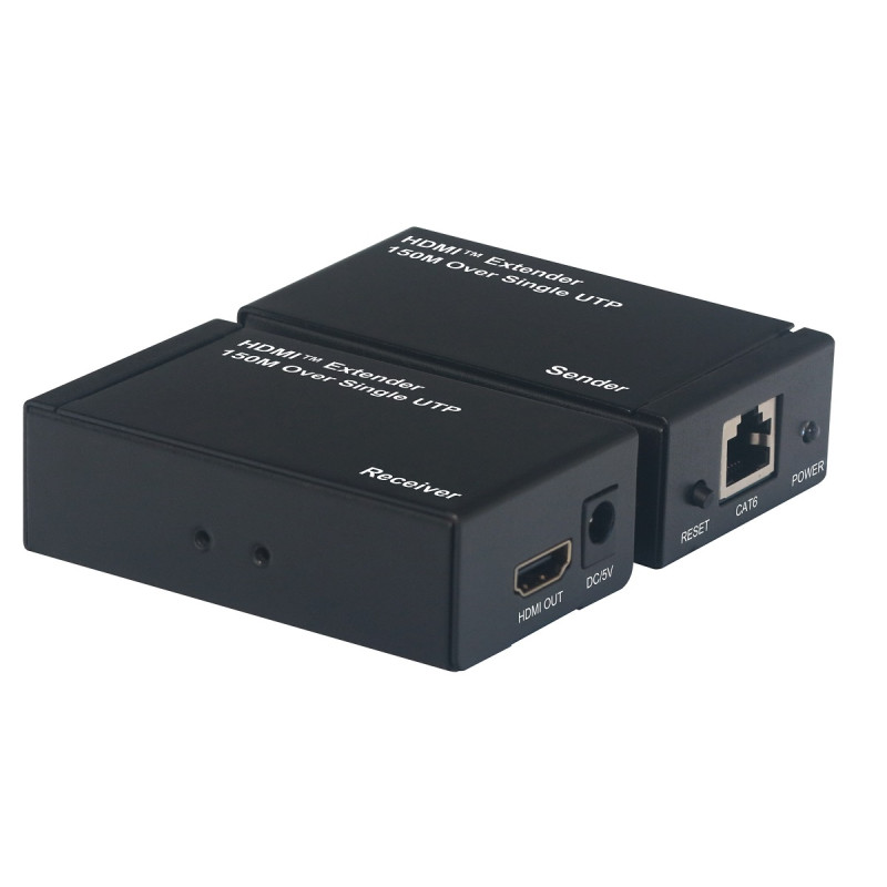PT-PET150E Extensor HDMI, convertidores de video Propart Black