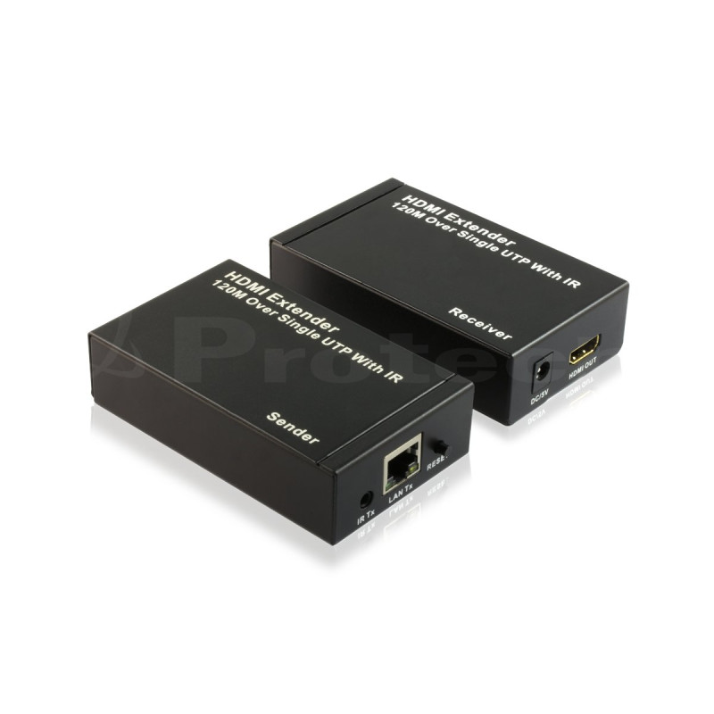 PT-PET120R Extensor HDMI, convertidores de video Propart White