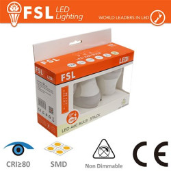 FL3A6012W40K27 Bombillas LED y Lámparas 3PACK A60 Luz natural - 4000K