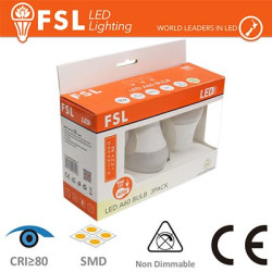 FL3A60B9W40K27 Bombillas LED y Lámparas 3PACK A60 Luz natural- 4000K
