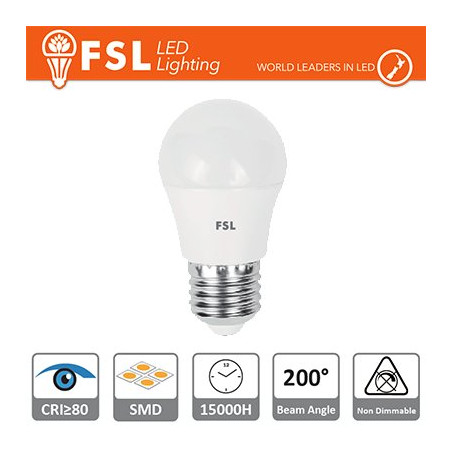 FLG45B6W40K27 Bombillas LED y Lámparas G45 4000K