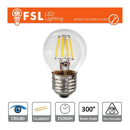 FLG45F4W27K27 Bombillas LED y Lámparas G45 2700K