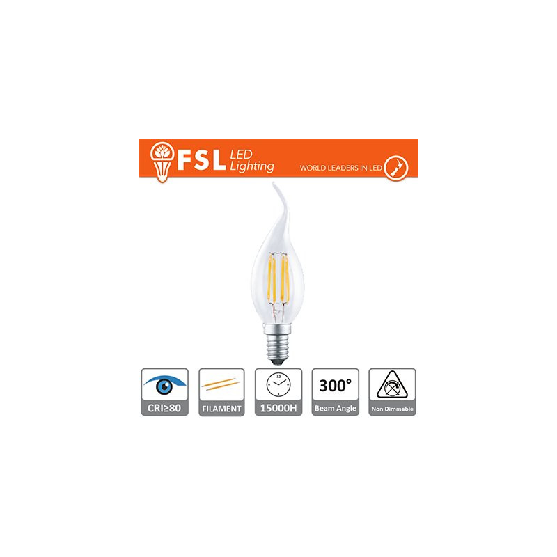 FLBT35F4W40K14 Bombillas LED y Lámparas BT35 Luz Natural - 4000K