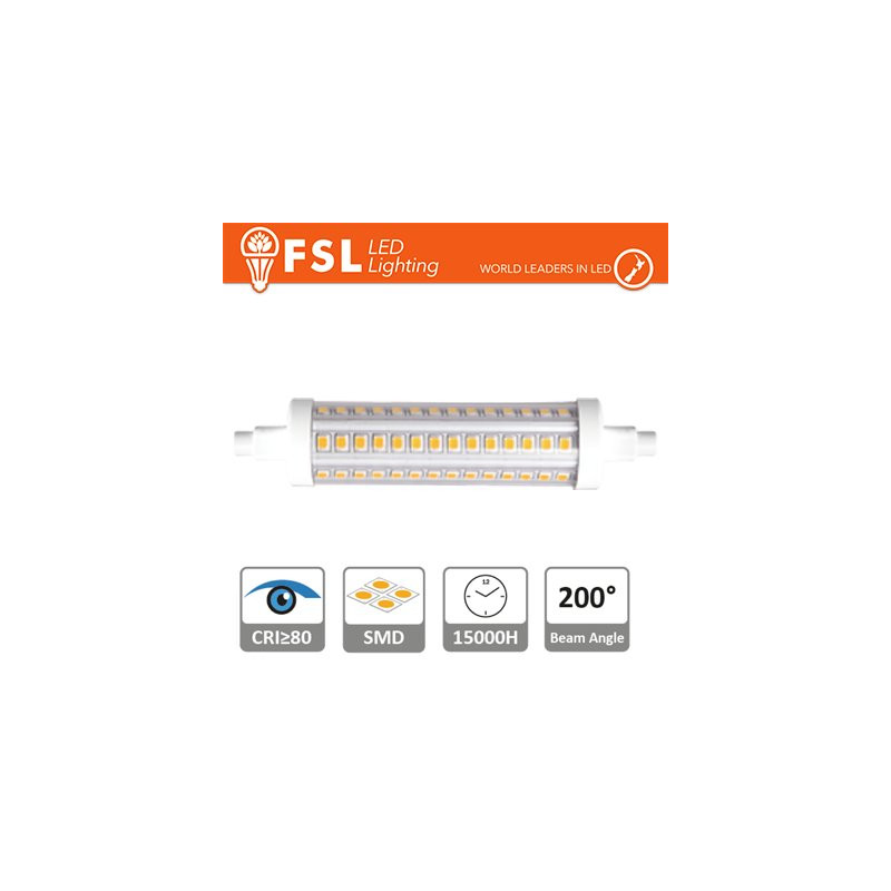 FLR7S-9W40K Bombillas LED y Lámparas R7s Luce Naturale - 4000K