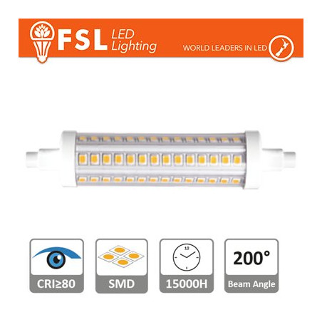FLR7S-9W40K Bombillas LED y Lámparas R7s Luce Naturale - 4000K