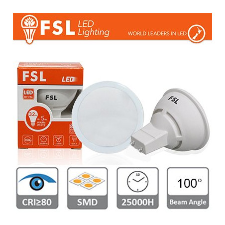 FLGU10A3W30K100 Bombillas LED y Lámparas GU10 Antiriflesso 3000K
