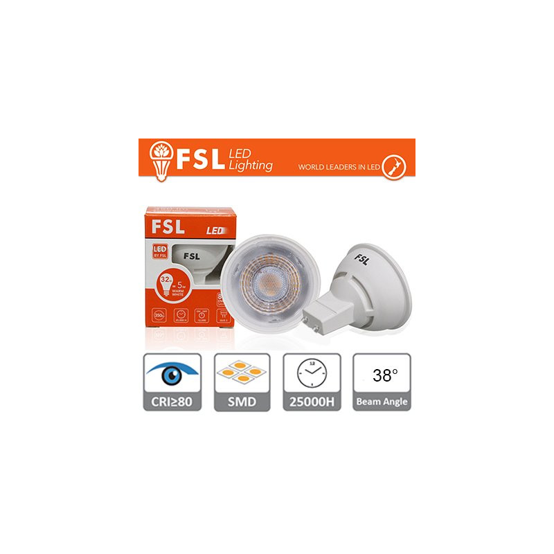FLGU10B6W65K38 Bombillas LED y Lámparas GU10 6500K
