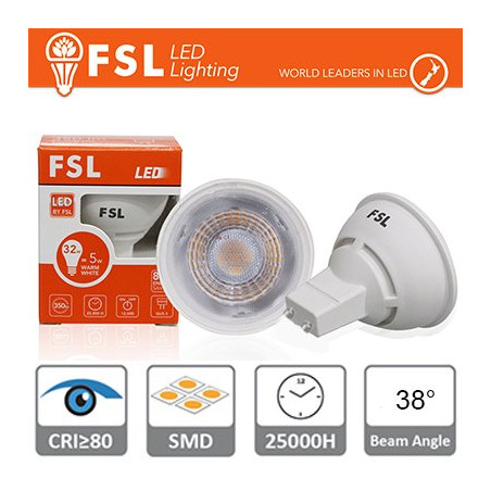 FLGU10B6W65K38 Bombillas LED y Lámparas GU10 6500K