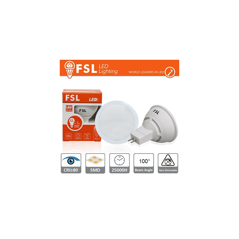 FLMR166W40K100 Bombillas LED y Lámparas MR16 4000K