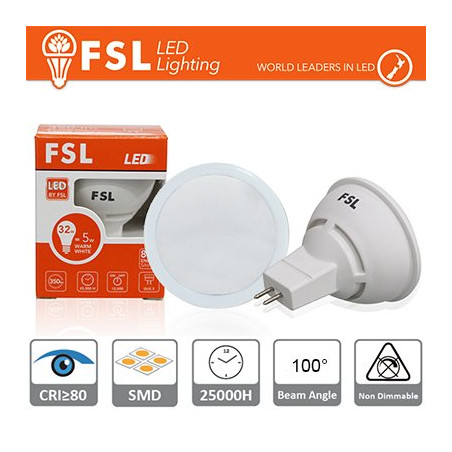 FLMR166W40K100 Bombillas LED y Lámparas MR16 4000K