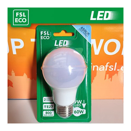 FLEA60B9W65K27 Bombillas LED y Lámparas A60 Luz fria - 6500K