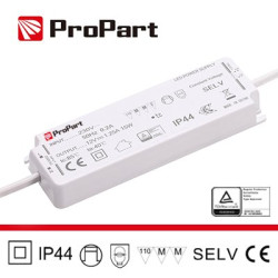 PEF44-50W24V Controlador - Fuentes de alimentación Alimentatore IP44 Blanco con gorras rojas