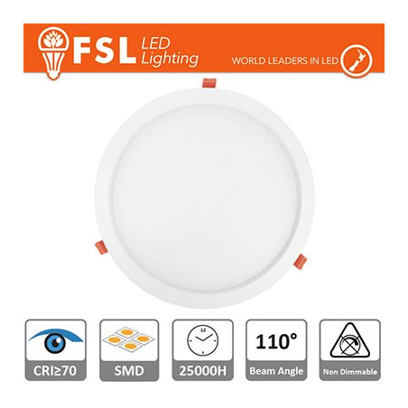 FLSP1106RO15W30 Iluminación Técnica - Interior FORO:180mm Luz cálida - 3000K