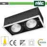 NVM32-2X24W3K24 Iluminación Técnica - Interior NLED583 Negro