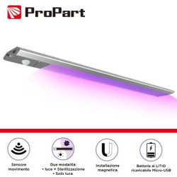 KSC30UVC Iluminación Técnica - Interior PLAFONIERA LED + UV Aluminio