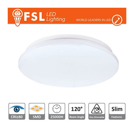 FLLC172-13W4K Iluminación Técnica - Interior FSLC172 SLIM Luce Naturale - 4000K
