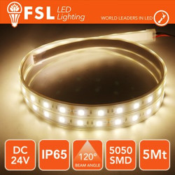 FLS5024V65IP30K Tiras de LED SMD5050 Luz Cálida - 3000K