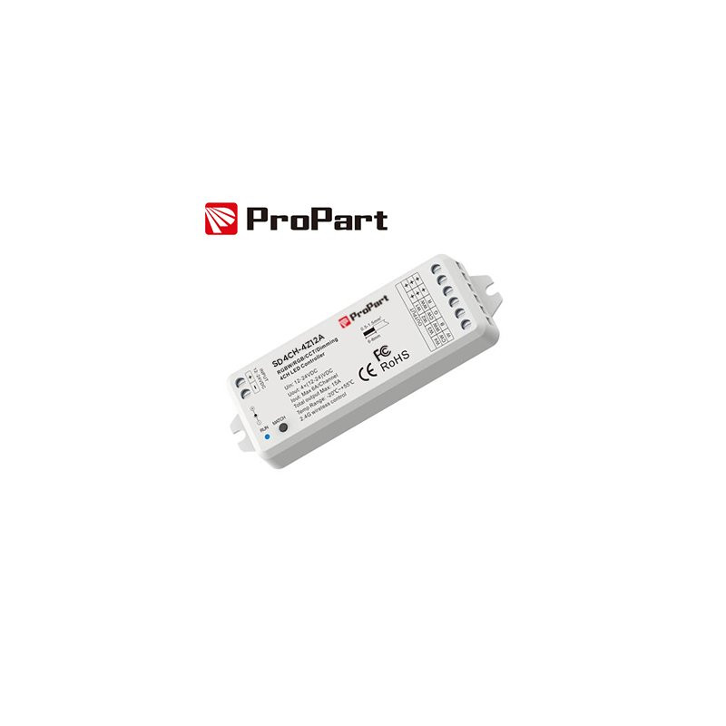 SD4CH-4Z12A Tiras de LED 4 canali Blanco