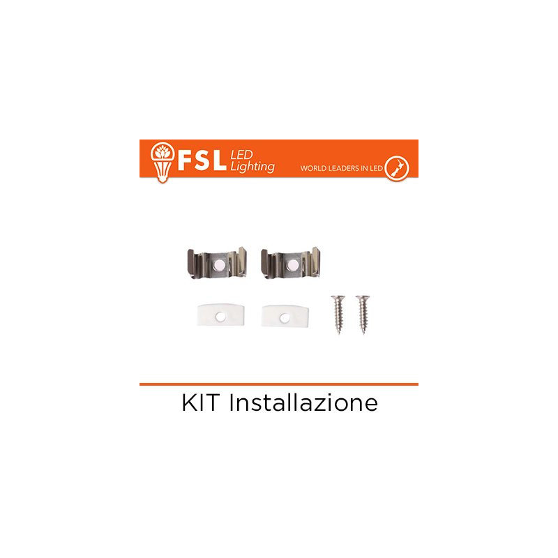 FLPAB-SUR2M Perfiles de Aluminio KIT Installazione KIT Installazione