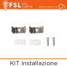 FLPAB-SUR2M Perfiles de Aluminio KIT Installazione KIT Installazione
