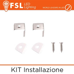 FLPAB-ANG2M Perfiles de Aluminio KIT Installazione KIT Installazione