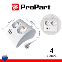 PEM8102S-W Material eléctrico ProPart Blanco