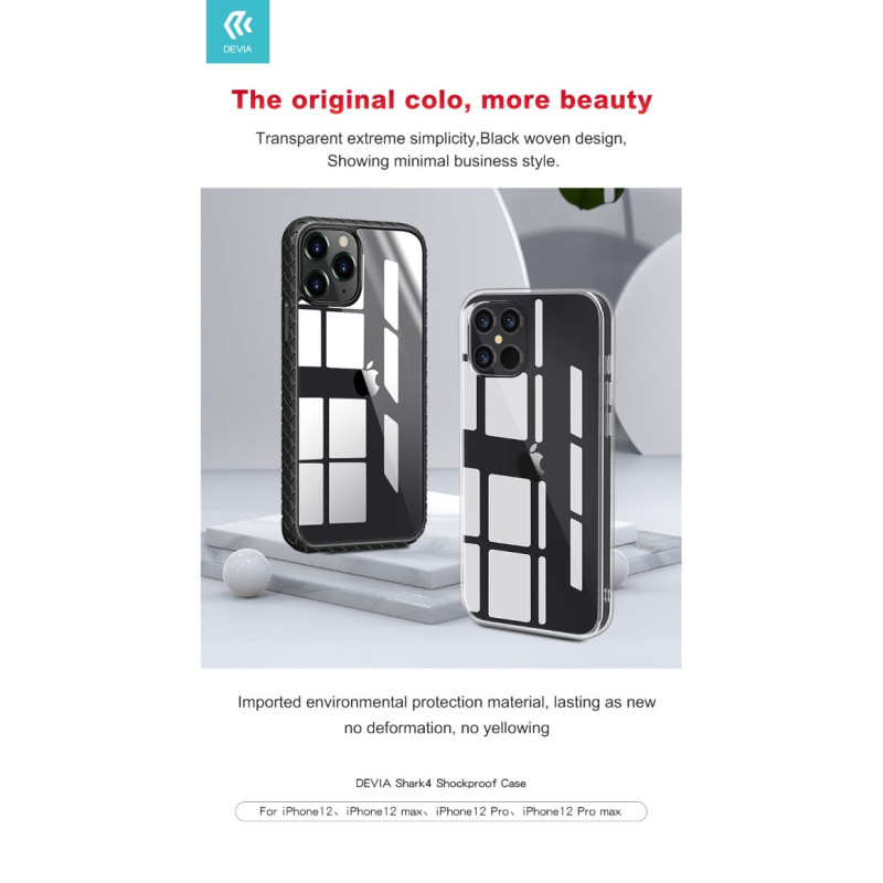 DENG12P035 Funda Smartphone y Tablet Devia Trasparente