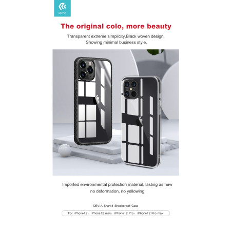 DENG12P035 Funda Smartphone y Tablet Devia Trasparente