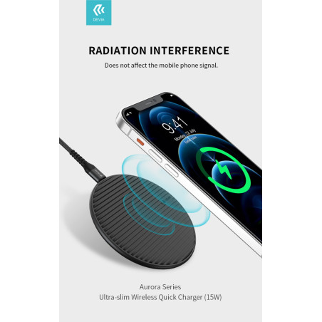 DECW15198B Cargadores y cables Devia Negro