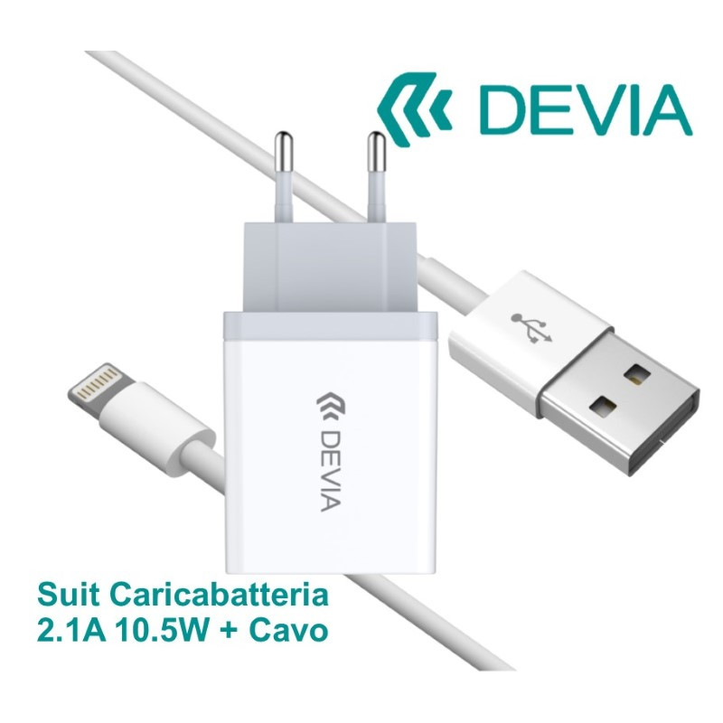 DESC21L309W Cargadores y cables Devia Bianco