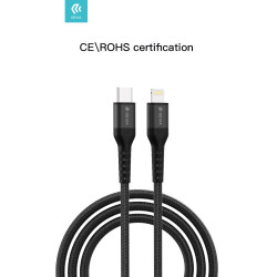 DECLC15085B Cargadores y cables Devia Negro
