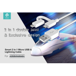 DESLU107W Cargadores y cables Devia Bianco