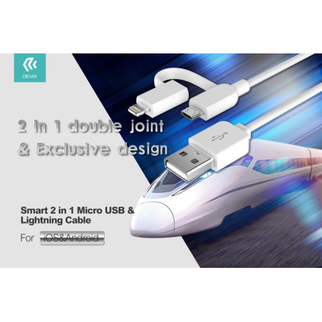 DESLU107W Cargadores y cables Devia Bianco