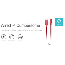 DEPCMU2782R Cargadores y cables Devia Rosso